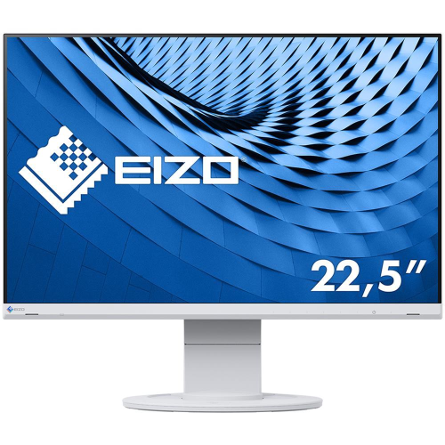 EIZO FlexScan EV2360-WT - Monitor a LED - 22.5" - 1920 x 1200 - IPS - 1000:1 - 5 ms - DVI-D, VGA, DisplayPort - altoparlanti - bianco
